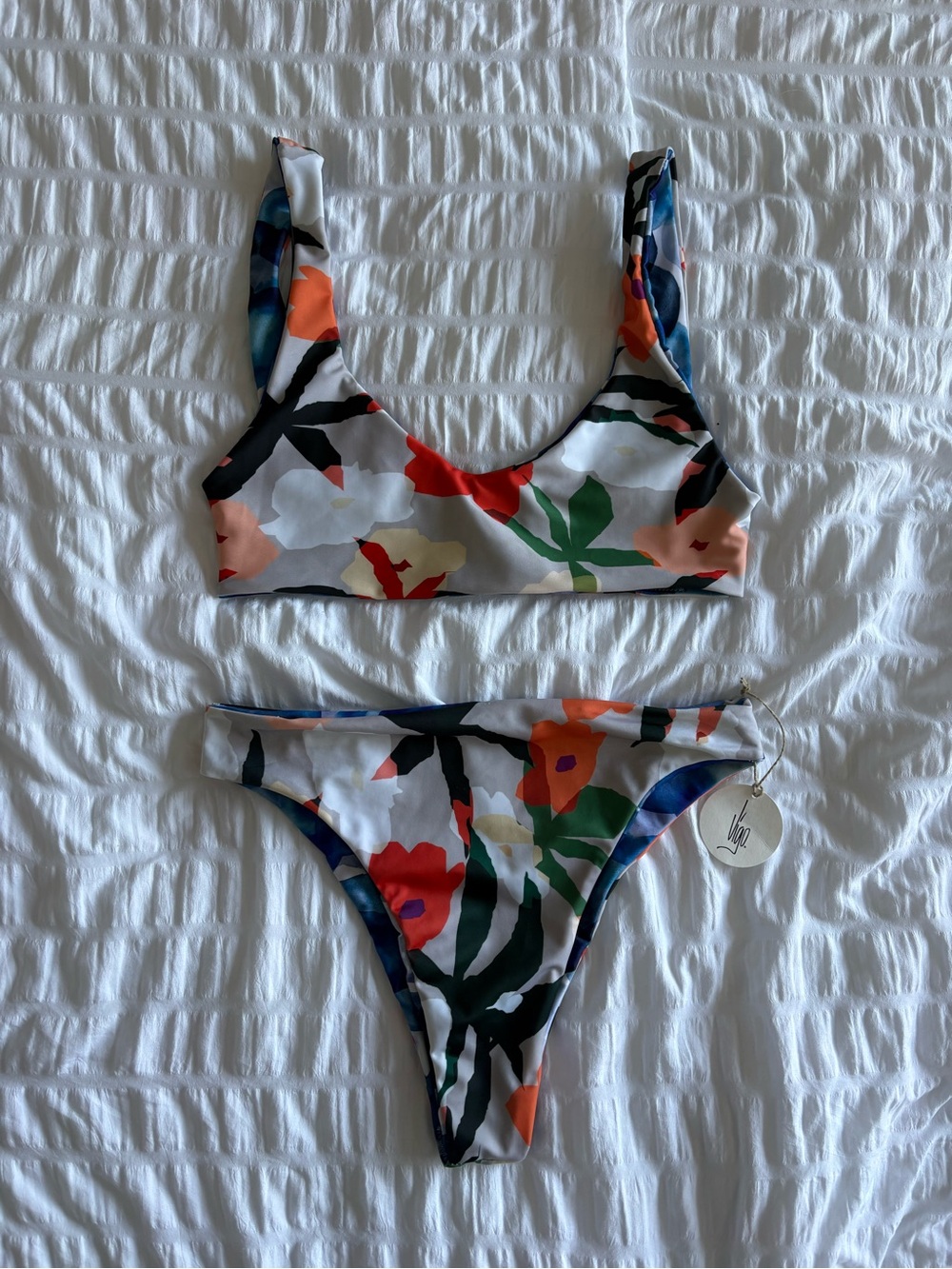 Vigo-Reversible Unique Design Print Handmade Swimsuit